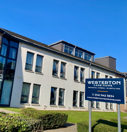 Exterior view of Westerton Care Home