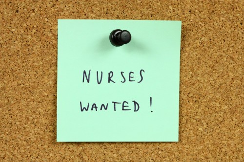 Nurses wanted sign