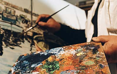 Man Painting