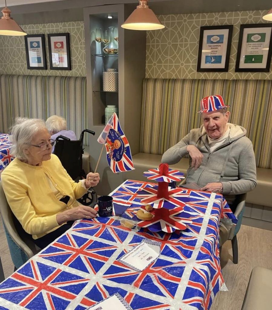 Residents Celebrating The King's Coronation