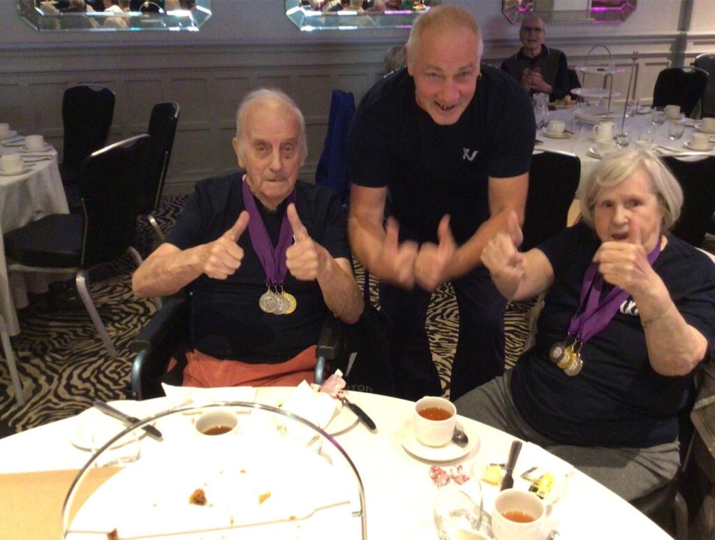 Westerton Care Home residents participating in the 2024 Senior Sporting Games