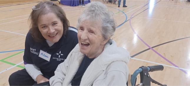 Westerton Care Home residents participating in the 2024 Senior Sporting Games