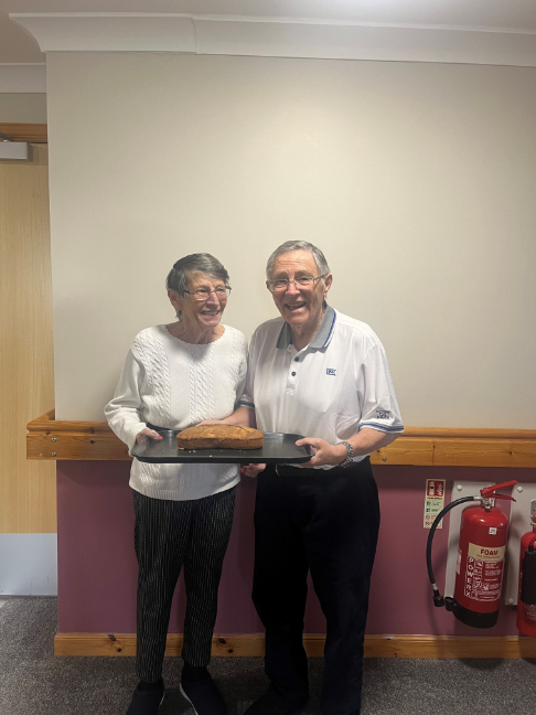 Baking Banana Bread at Westerton Care Home