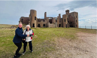 residents on a day out to a castle